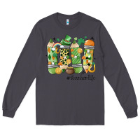 Smoke retro patricks day teacher life Long Sleeve Tee - MaliasSmallBusiness