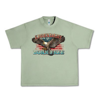 Oil Green legendary born free eagle Urban Heavy Tee - NancyCooperArtShop