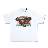 White legendary born free eagle Urban Heavy Tee - NancyCooperArtShop