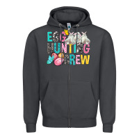Smoke Egg Hunting Crew Easter Zipper Hoodie - BundleAndBundleShop