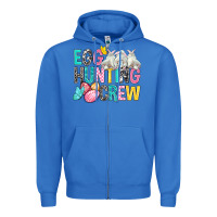 True Royal Egg Hunting Crew Easter Zipper Hoodie - BundleAndBundleShop