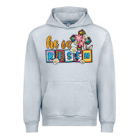 Heather Grey Easter Day He is risen Urban Hoodie - OliviaCreatesArt