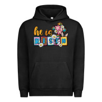 Pigment Black Easter Day He is risen Urban Hoodie - OliviaCreatesArt