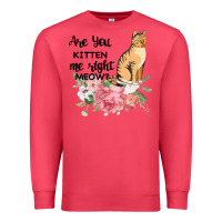 Cardinal Are you kitten me right meow Premium Sweatshirt - Bettercallsaul