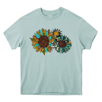 Arona western sunflowers Heavy Core Tee - RanaPortraitStore