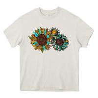 Western Sunflowers Heavy Core Tee | Teevron