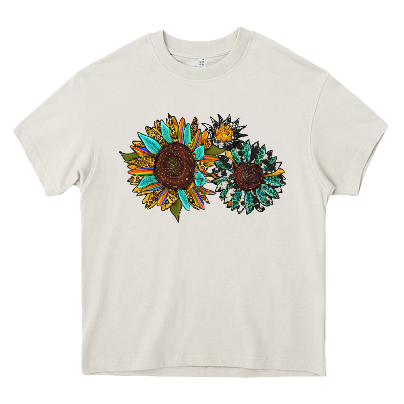 Western Sunflowers Heavy Core Tee by RanaPortraitStore | Teevron