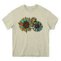 Mossy western sunflowers Heavy Core Tee - RanaPortraitStore