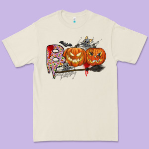Boo Premium Tee Designed By Cowhidedigitalart