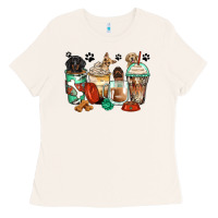 Bone dog coffee cups Ladies Tee - Zillion Design Studio