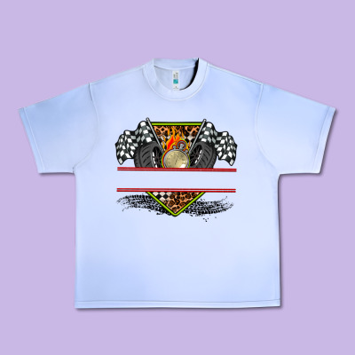 Race Flag And Race Equipment Urban Heavy Tee Designed By Adodesignshop