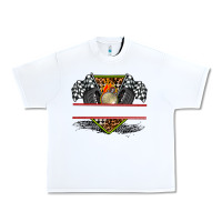 White race flag and race equipment Urban Heavy Tee - AdoDesignShop