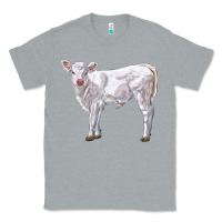 Heather Grey charolais calf Classic Tee - LillyAllenDesigns