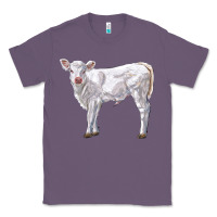 Lavender charolais calf Classic Tee - LillyAllenDesigns