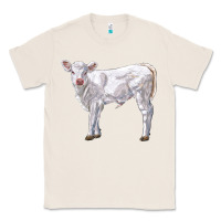 Natural charolais calf Classic Tee - LillyAllenDesigns