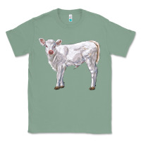 Sage charolais calf Classic Tee - LillyAllenDesigns