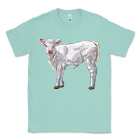 Seafoam charolais calf Classic Tee - LillyAllenDesigns