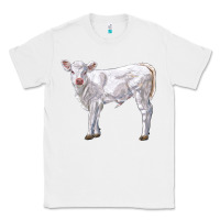 White charolais calf Classic Tee - LillyAllenDesigns