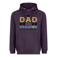 Plum i have two titles dad and grandpa Heavyweight Hoodie - Bettercallsaul