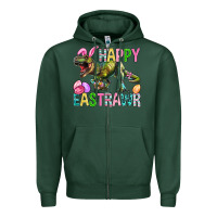 Sports Green Happy Eastrawr Easter Zipper Hoodie - BundleAndBundleShop