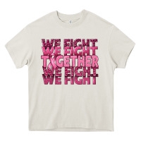 Cream Together We Fight Heavy Core Tee - texasbilliewilder