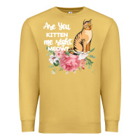 Antique Gold Cat Maine coon gift kidding kitten meow pussycat Premium Sweatshirt - Bettercallsaul