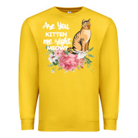 Lemon Cat Maine coon gift kidding kitten meow pussycat Premium Sweatshirt - Bettercallsaul