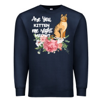 Navy Cat Maine coon gift kidding kitten meow pussycat Premium Sweatshirt - Bettercallsaul