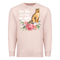 Pale Pink Cat Maine coon gift kidding kitten meow pussycat Premium Sweatshirt - Bettercallsaul