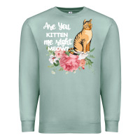 Seafoam Cat Maine coon gift kidding kitten meow pussycat Premium Sweatshirt - Bettercallsaul
