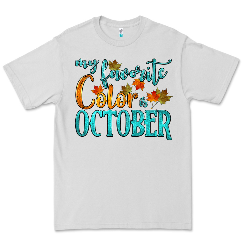 My Favorite Color Is October Premium Tee by HRA Design Shop | Teevron