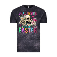 Cloud Black dead inside but it's easter Vintage Tee - Jasminsmagicworld