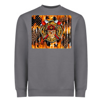 Storm Firefighter Skull Heavyweight Sweatshirt - LillyAllenDesigns