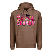Chestnut Pink 'tis the season Christmas Premium Hoodie - texasbilliewilder