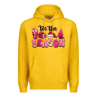 Lemon Pink 'tis the season Christmas Premium Hoodie - texasbilliewilder