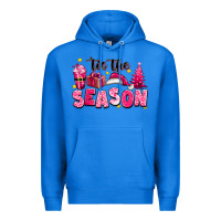 True Royal Pink 'tis the season Christmas Premium Hoodie - texasbilliewilder