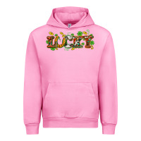 Fuchsia Pink St. Patrick's Western lucky and shamrocks Urban Hoodie - OliviaCreatesArt