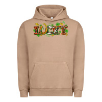 Pigment Burro St. Patrick's Western lucky and shamrocks Urban Hoodie - OliviaCreatesArt
