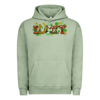Pigment Oil Green St. Patrick's Western lucky and shamrocks Urban Hoodie - OliviaCreatesArt