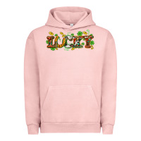 Pigment Salmon St. Patrick's Western lucky and shamrocks Urban Hoodie - OliviaCreatesArt