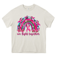 Cream We Fight Together Rainbow Heavy Core Tee - texasbilliewilder