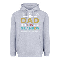 Heather Grey i have two titles dad and grandpa Heavyweight Hoodie - Bettercallsaul