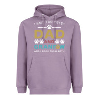 Lavender i have two titles dad and grandpa Heavyweight Hoodie - Bettercallsaul