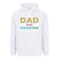 White i have two titles dad and grandpa Heavyweight Hoodie - Bettercallsaul