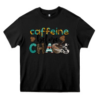 Black western caffeine before chaos Heavy Core Tee - BarkalooDesign