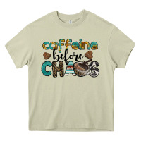 Mossy western caffeine before chaos Heavy Core Tee - BarkalooDesign