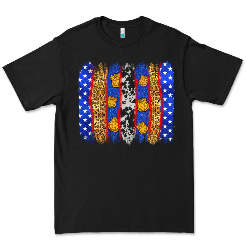 American Police Brushstrokes Premium Tee by Neo Western | Teevron