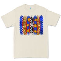 Bone American police brushstrokes Premium Tee - Neo Western