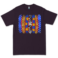 Plum American police brushstrokes Premium Tee - Neo Western