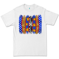 White American police brushstrokes Premium Tee - Neo Western